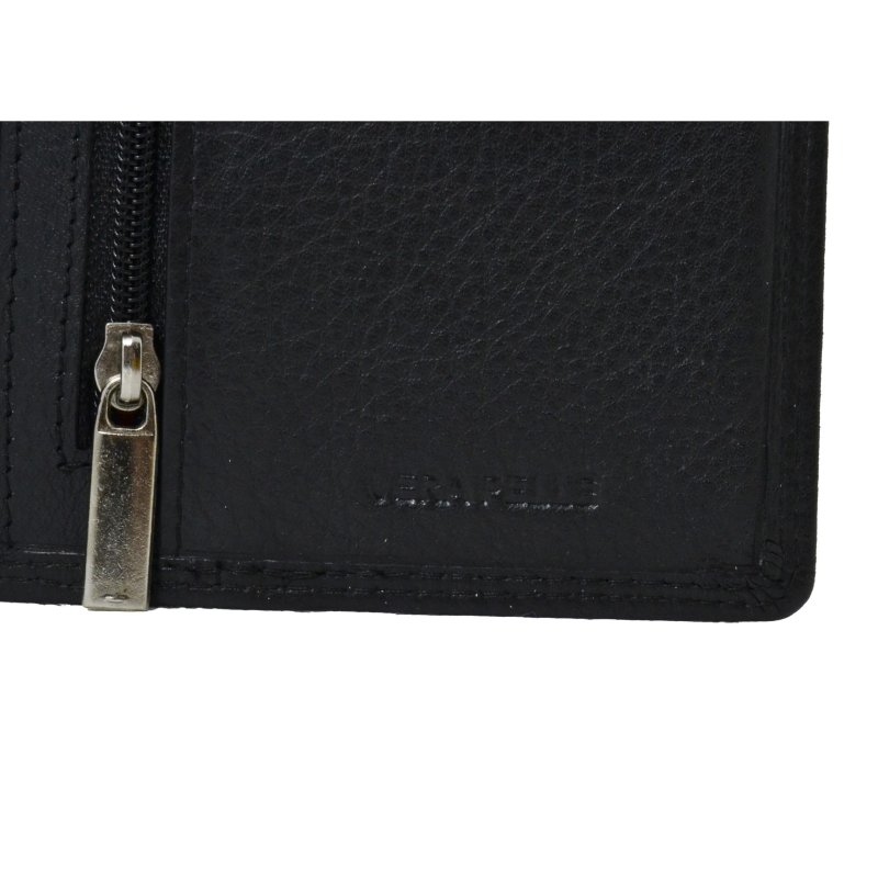 Conte Massimo Men's Wallet, Genuine Leather, Handmade, Vertical Card Holder, Gift Box — view 7