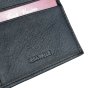 CONTE MASSIMO Men's Wallet, Genuine Leather, Handmade Card Holder Without Coin Pocket, With Gift Box — logo detail