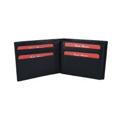CONTE MASSIMO Portefeuille Homme, Cuir Véritable, Fait Main Porte-cartes Sans Porte-monnaie, Avec Boîte Cadeau 2