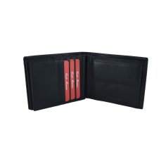 CONTE MASSIMO Portefeuille Homme, Cuir Véritable, Fait Main, Grand Avec Double Fenêtre, Avec Boîte Cadeau 2