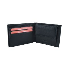 CONTE MASSIMO Herren Geldbörse, Echtes Leder, Handgefertigt Slim Mit Münzfach, mit Geschenkbox