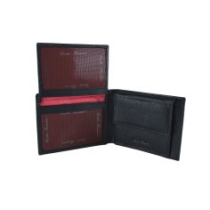 CONTE MASSIMO Men's Wallet, Genuine Leather, Handmade Slim With Coin Pocket, Gift Box 2