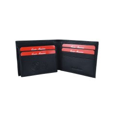CONTE MASSIMO Men's Wallet, Genuine Leather, Handmade Slim Without Coin Pocket, Gift Box