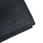 CONTE MASSIMO Men's Wallet, Genuine Leather, Handmade Slim Without Coin Pocket, Gift Box — logo detail
