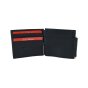 CONTE MASSIMO Men's Wallet, Genuine Leather, Handmade Double Money Clip, Gift Box