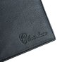 CONTE MASSIMO Men's Wallet, Genuine Leather, Handmade Double Money Clip, Gift Box — detail