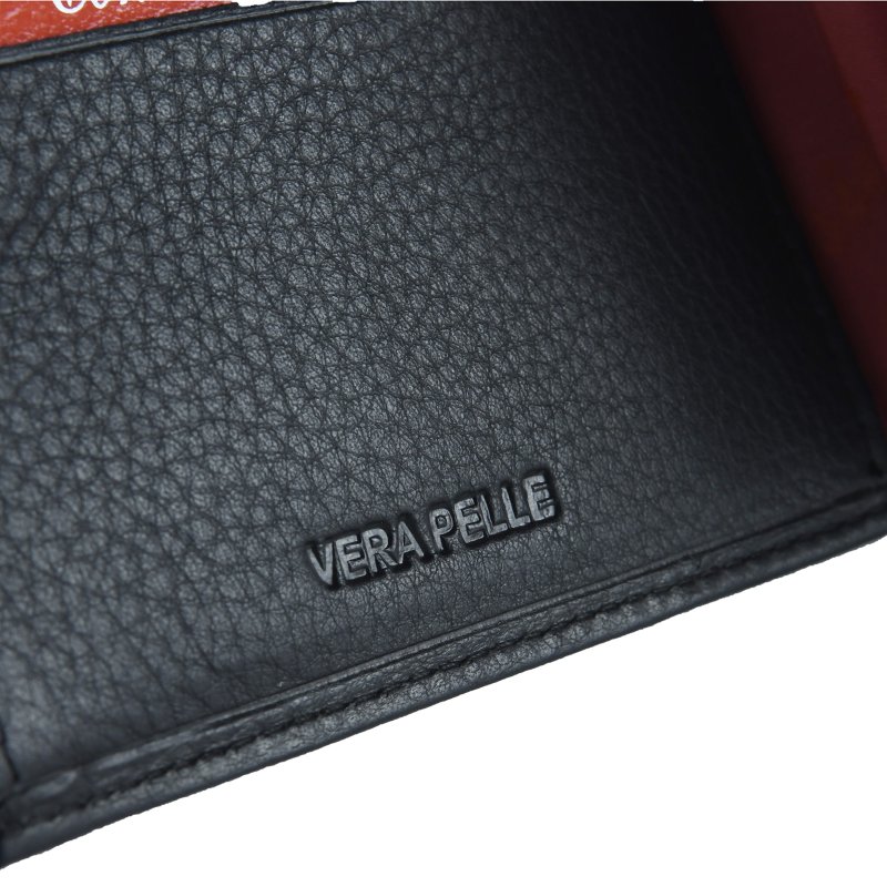 Conte Massimo Men's Wallet, In Genuine Leather, With TIC-TAC Coin Pocket and Gift Box — view 8