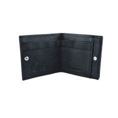 Conte Massimo Portabilletes De Piel Auténtica, Mini Cartera, Con Monedero TIC-TAC y Caja de Regalo