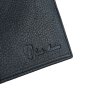Conte Massimo Geldscheinetui Aus Echtem Leder, Mini Geldbörse, Mit TIC-TAC Münzfach und Geschenkbox — Logo-Detail