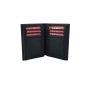 Conte Massimo, Men's Vertical Wallet, Genuine Leather, Small, Without Coin Pocket