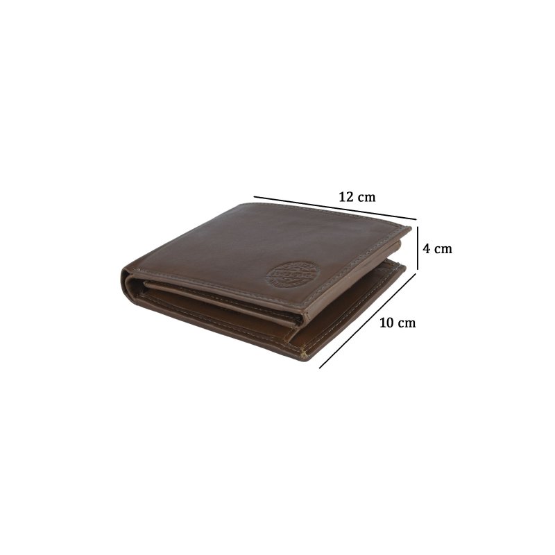 HUNT, Portefeuille Homme en Cuir Véritable, Classique à Bouton, avec Protection RFID et Boîte Cadeau — vue 11