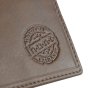 HUNT, Herren-Geldbörse aus Echtem Leder, Klassisch mit RFID-Schutz und Geschenkbox — Logo-Detail