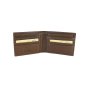 HUNT, Men's Genuine Leather Wallet, With Removable Card Holder, RFID Protection and Gift Box — back view