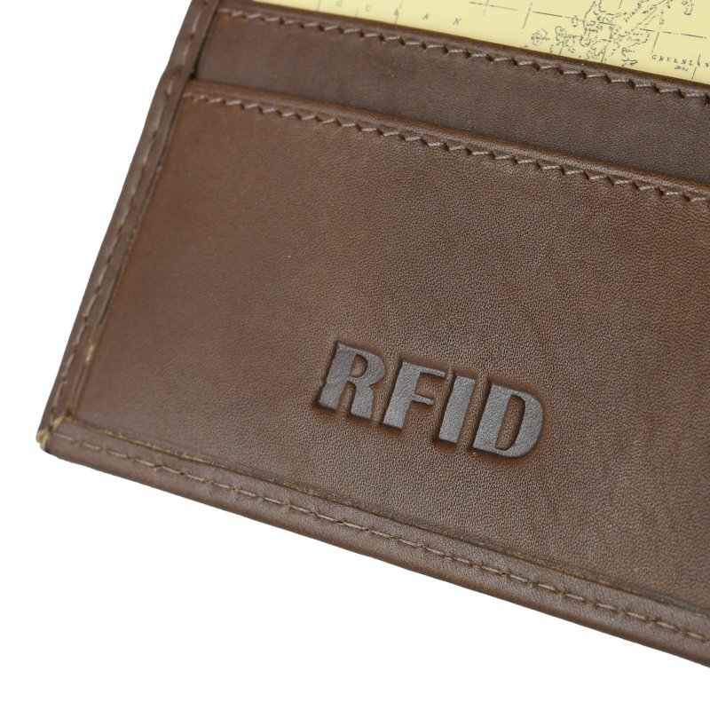 HUNT, Men's Genuine Leather Wallet, With Removable Card Holder, RFID Protection and Gift Box — view 7