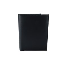 GRESEL Portefeuille Homme Noir Vertical en Cuir Véritable, Avec Porte-Monnaie, Avec Boîte Cadeau 2