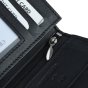 GRESEL Men's Vertical Black Wallet In Genuine Leather, With Coin Pocket, With Gift Box — view 7