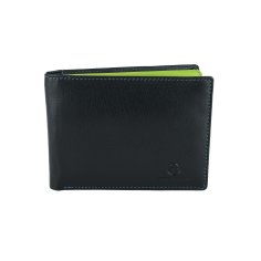 SERGIO TACCHINI, Portefeuille Homme Sans Porte-Monnaie En Cuir Véritable Intérieur Multicolore Avec Boîte Cadeau 2