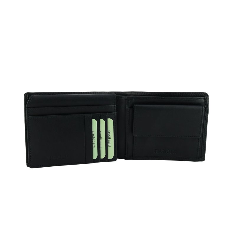 Biagiotti Men's Wallet in Genuine Leather, Classic With Coin Purse and Gift Box — view 10