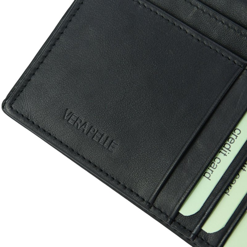 Biagiotti Men's Wallet in Genuine Leather, Classic With Coin Purse and Gift Box — view 16