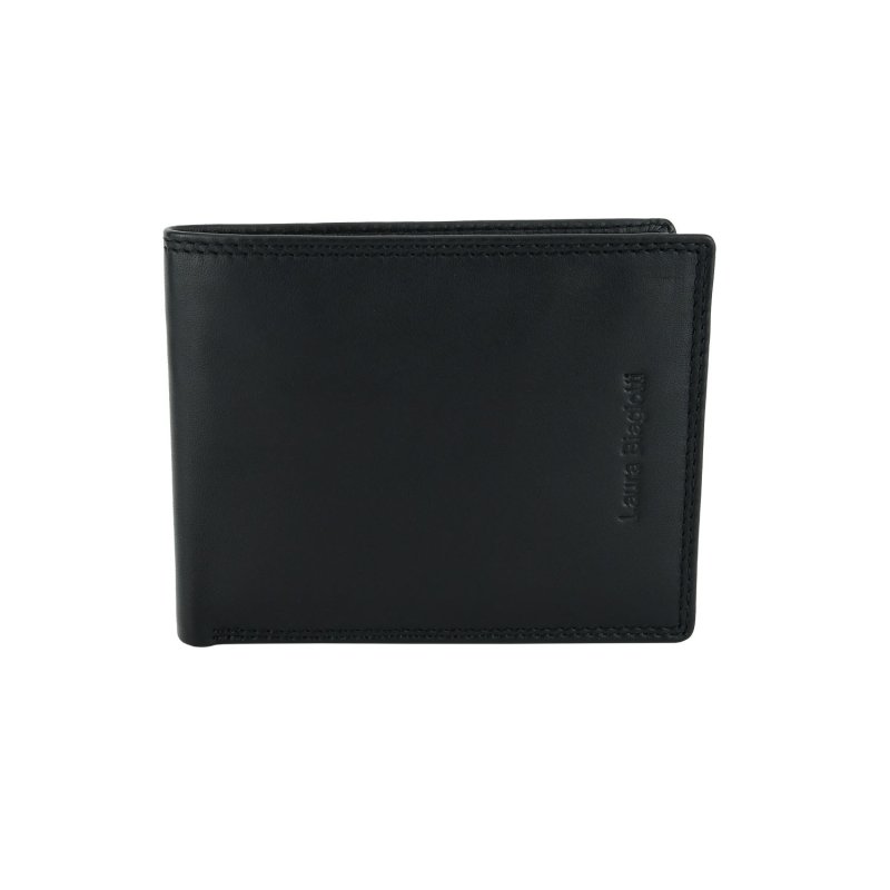 Biagiotti Men's Wallet in Genuine Leather, No Window, Gift Box