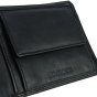 Biagiotti Men's Wallet in Genuine Leather, No Window, Gift Box — logo detail