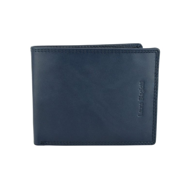 Biagiotti Men's Wallet in Genuine Leather, No Window, Gift Box — view 9