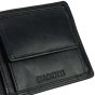 BIAGIOTTI UOMO, Herren-Geldbörse aus Echtem Leder, Slim mit Münzfach und Geschenkbox — Logo-Detail