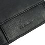 Conte Massimo Herren-Geldbörse Klassisch aus Echtem Leder RFID, Carbon-Optik, mit Geschenkbox art1 — Logo-Detail