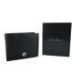 Conte Massimo Men's Classic Genuine Leather Wallet RFID, Carbon Effect, with Gift Box art1 — view 7