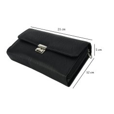 Portefeuille de Travail Noir, Pour Pompiste Multipoche en Similicuir, Avec Chaîne H98186 2