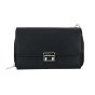 Black Work Wallet, Small Multi-Pocket for Gas Station Attendants, Faux Leather, with Chain H98187 — front view