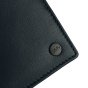GIANMARCO VENTURI Men's Wallet In Genuine Leather, With Coin Pocket, Gift Box 996 — logo detail