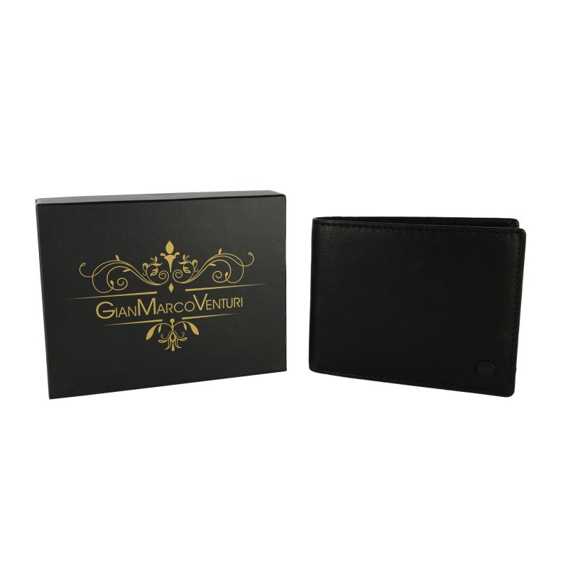 GIANMARCO VENTURI Men's Wallet In Genuine Leather, With Coin Pocket, Gift Box 996 — view 13
