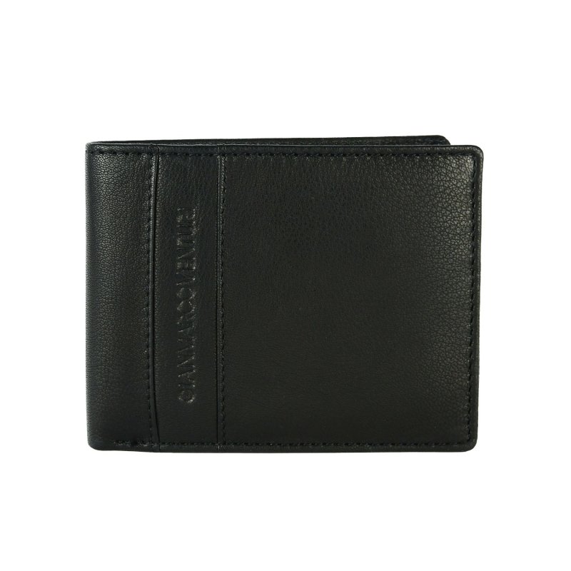 GIANMARCO VENTURI Portefeuille Homme en Cuir Véritable, Avec Porte-Monnaie, Boîte Cadeau 959
