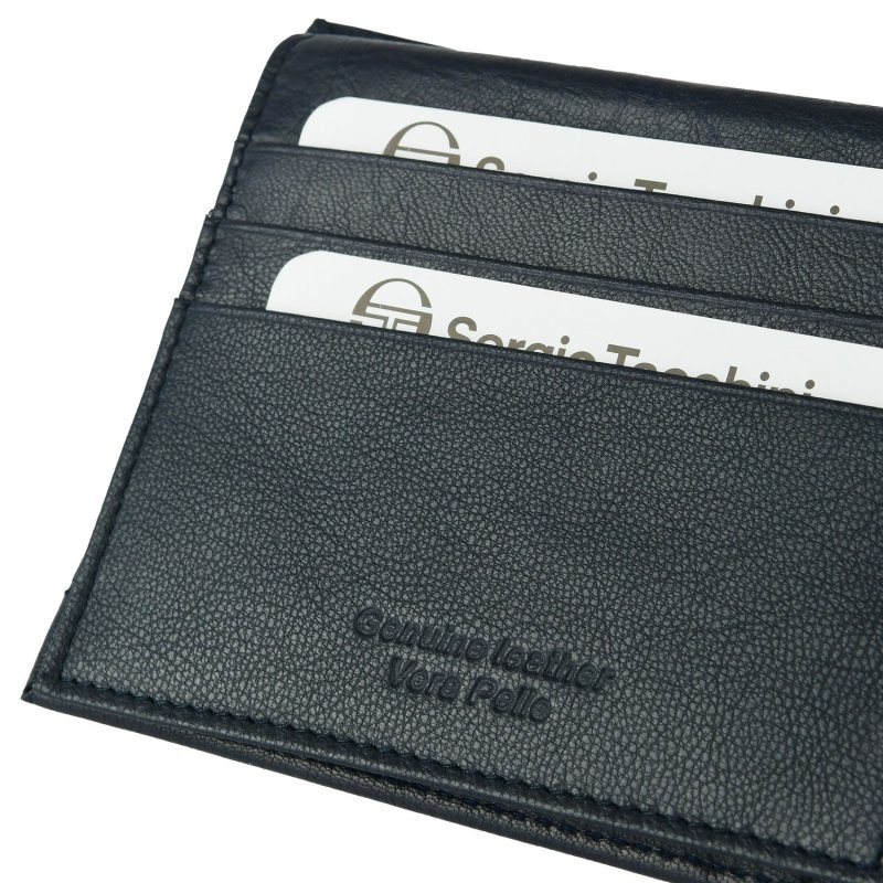 SERGIO TACCHINI Men's Wallet in Genuine Leather, Slim with Coin Pocket 019 — view 8