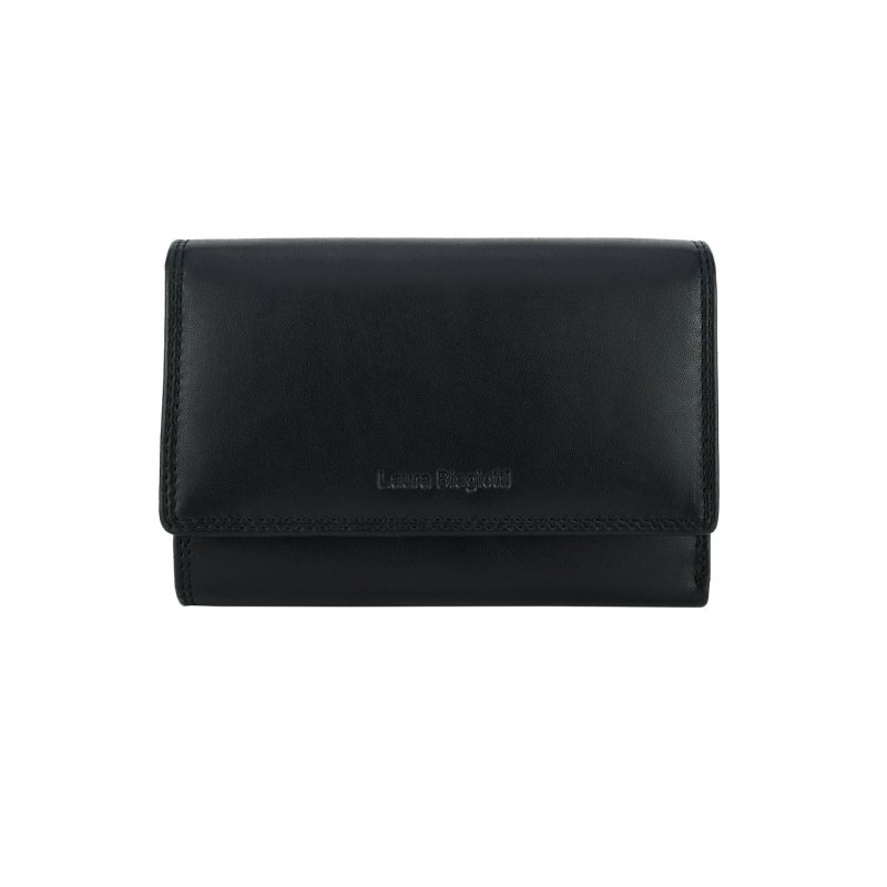 Laura Biagiotti Cartera Mujer En Piel Auténtica, Compacta Con Caja De Regalo 156