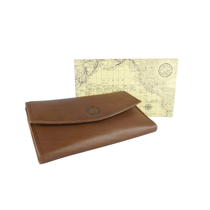HUNT Women's Wallet, Genuine Leather, RFID Protection, Large, With Gift Box — view 9