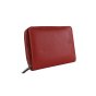 CONTE MASSIMO Women's Wallet, Genuine Leather with Card Holder and Coin Pocket — view 38
