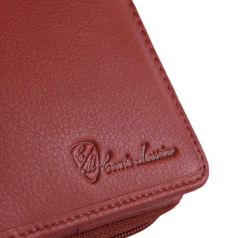 CONTE MASSIMO Portefeuille Femme, Cuir Véritable avec Emplacements Cartes et Porte-monnaie — vue 43
