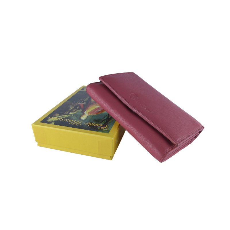 CONTE MASSIMO Portefeuille Femme, Cuir Véritable avec Emplacements Cartes et Porte-monnaie Fermeture Bouton — vue 32