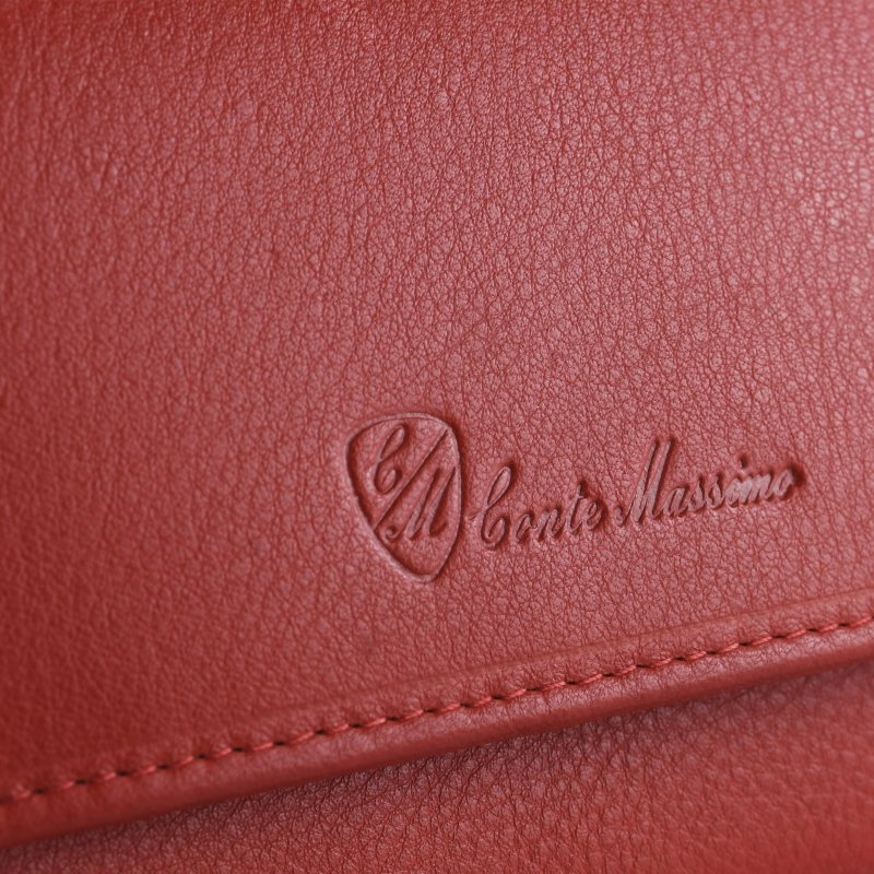 CONTE MASSIMO Cartera Mujer Espaciosa, Piel Auténtica Con Portatarjetas, Monedero Y Caja De Regalo — vista 17