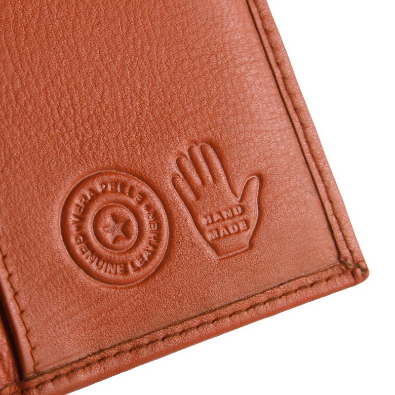 CONTE MASSIMO Damen-Geldbörse Geräumig, Echtleder mit Kartenfach, Münzfach und Geschenkbox — Ansicht 61