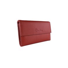 CONTE MASSIMO Portefeuille Femme Avec Clip, Cuir Véritable avec Emplacements Cartes et Porte-monnaie