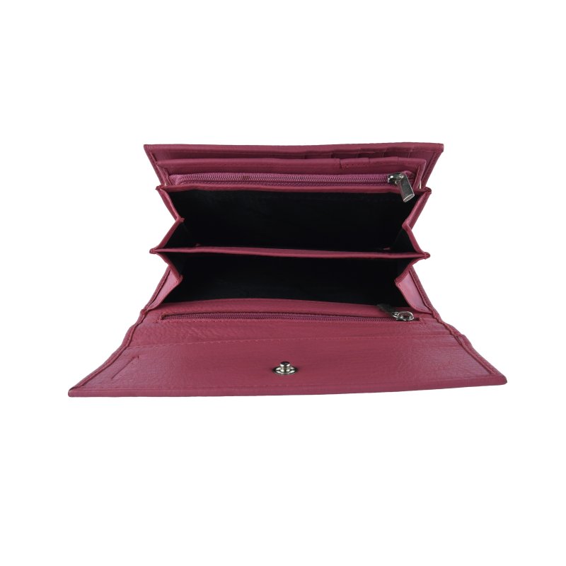 CONTE MASSIMO Portefeuille Femme Avec Clip, Cuir Véritable avec Emplacements Cartes et Porte-monnaie — vue 29