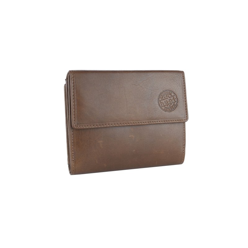 HUNT Women's Wallet, Genuine Leather, RFID Protection, Small, with Gift Box