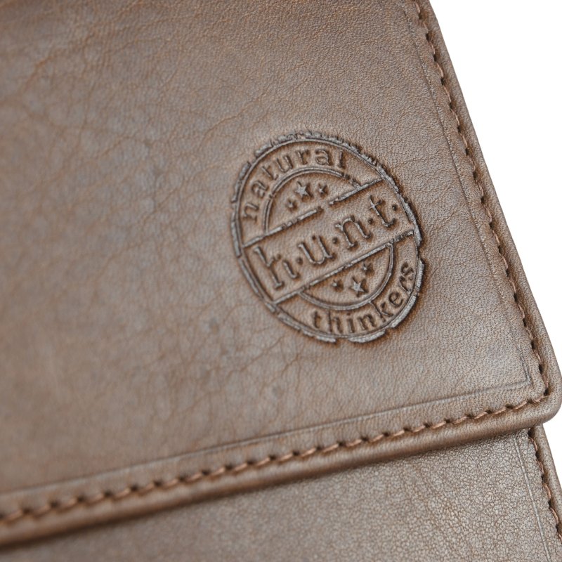 HUNT Women's Wallet, Genuine Leather, RFID Protection, Small, with Gift Box — view 7