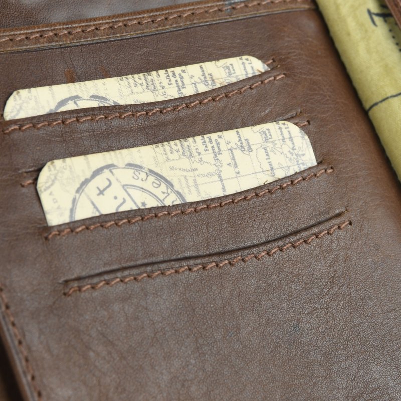 HUNT Women's Wallet, Genuine Leather, RFID Protection, Small, with Gift Box — view 9