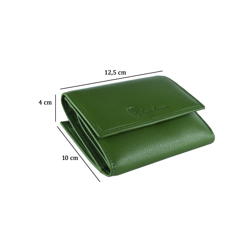 CONTE MASSIMO Women's Wallet, Genuine Leather with Card Holder and Coin Purse — view 44