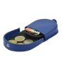 CONTE MASSIMO Coin Purse, Euro Coin Holder, Men's, Genuine Leather With Button — view 20