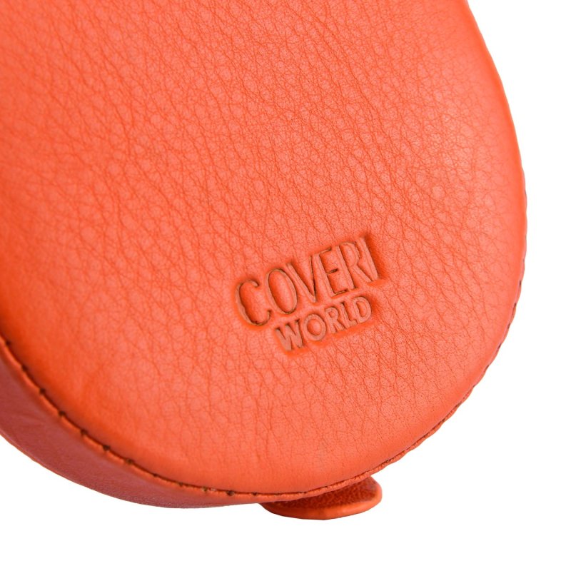 COVERI Coin Purse, Euro Coin Holder, Men's Genuine Leather — view 12